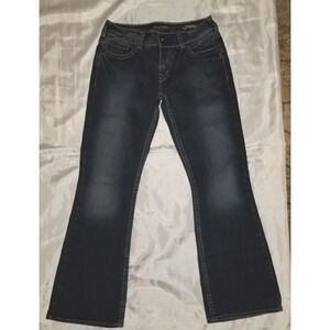 Silver Suki Denim 5 pocket jeans Western Glove Works 29 X 30 #405